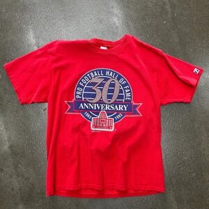 Vintage 1993 Logo 7 Single Stitch Pro Football Hall Of Fame 30th Anniversary Tee
